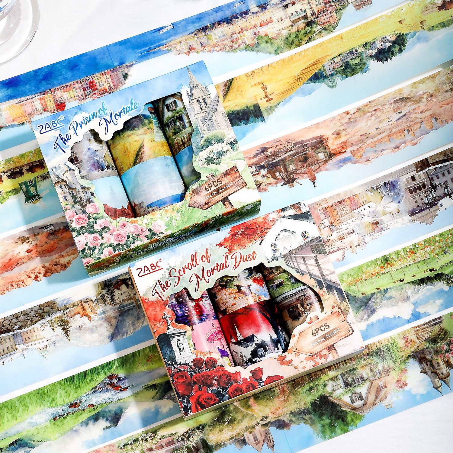 1230 Scenery PET Tape Set 6 rolls 5cm*2m