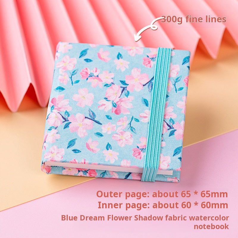 0829 Mini square watercolor book