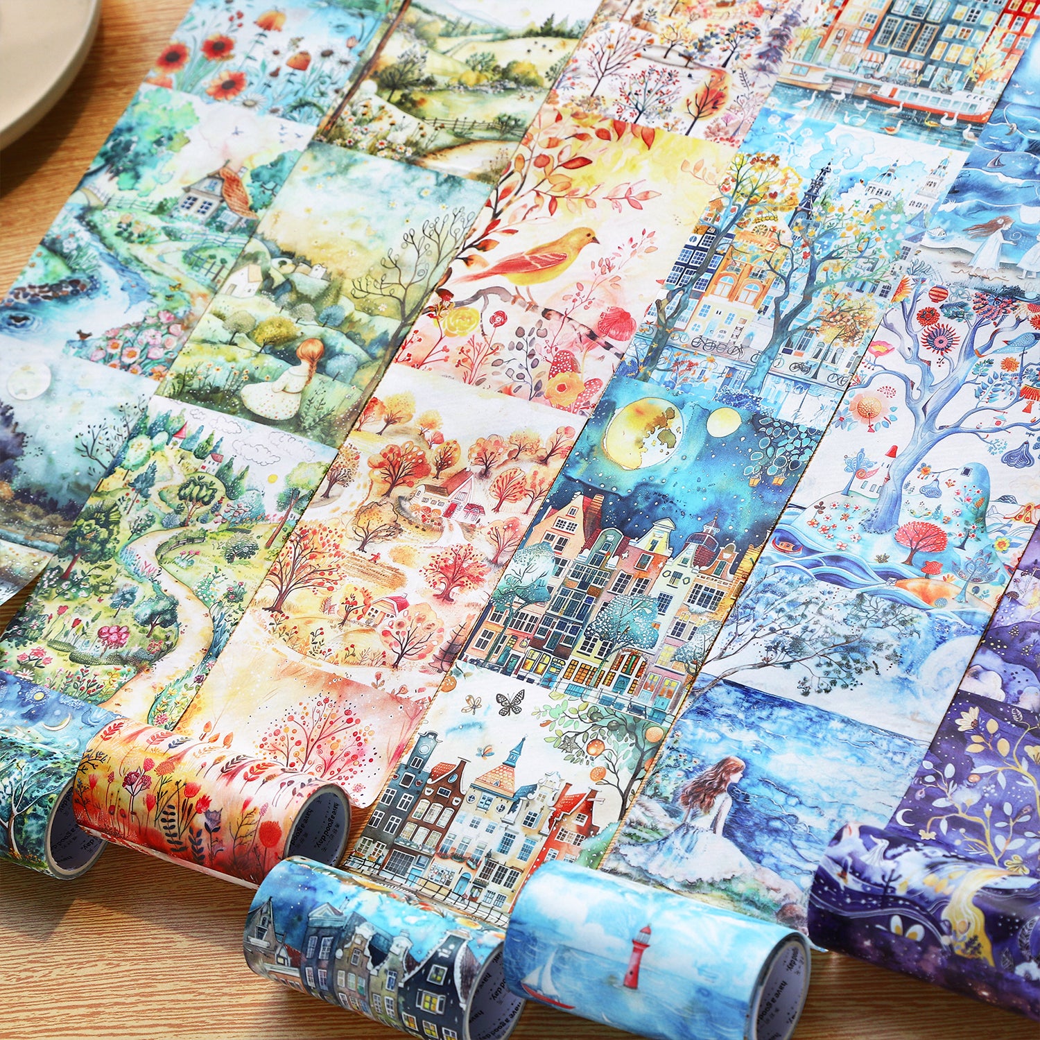 0312 Dainting realy four seasons Series Washi tape -8cm*2m