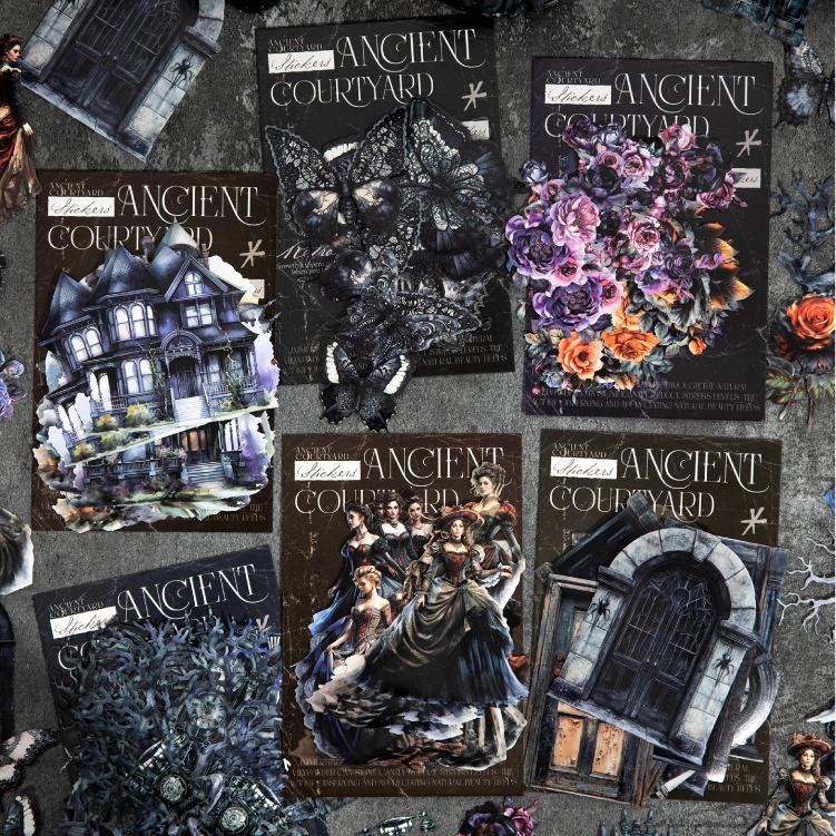 0311 Ancient courtyard Series Sticker -20Pcs each pack