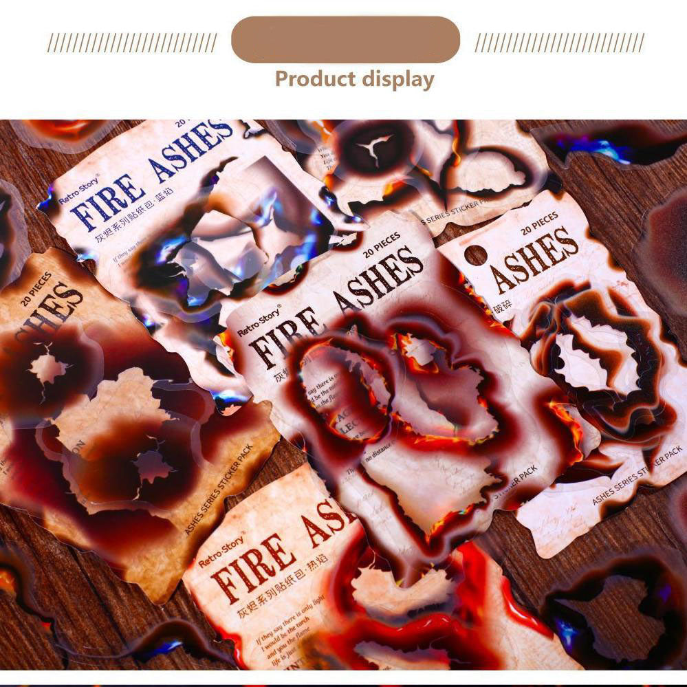 0306 Fire ashes Series Stickers book-20Pcs each pack