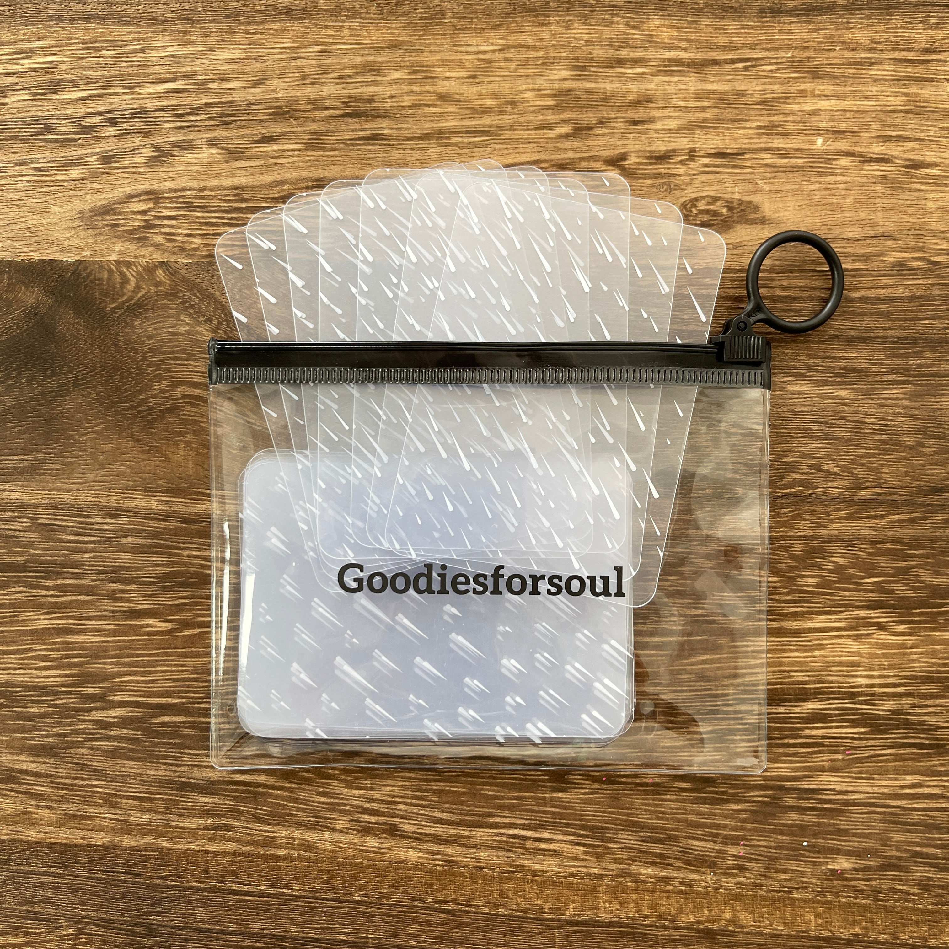 Rain Clear ATC card 20 pcs 1 pack *Both sides have protective film
