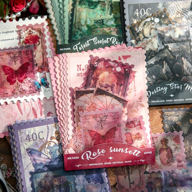 0313 Dreamland Series Paper -50Pcs each pack