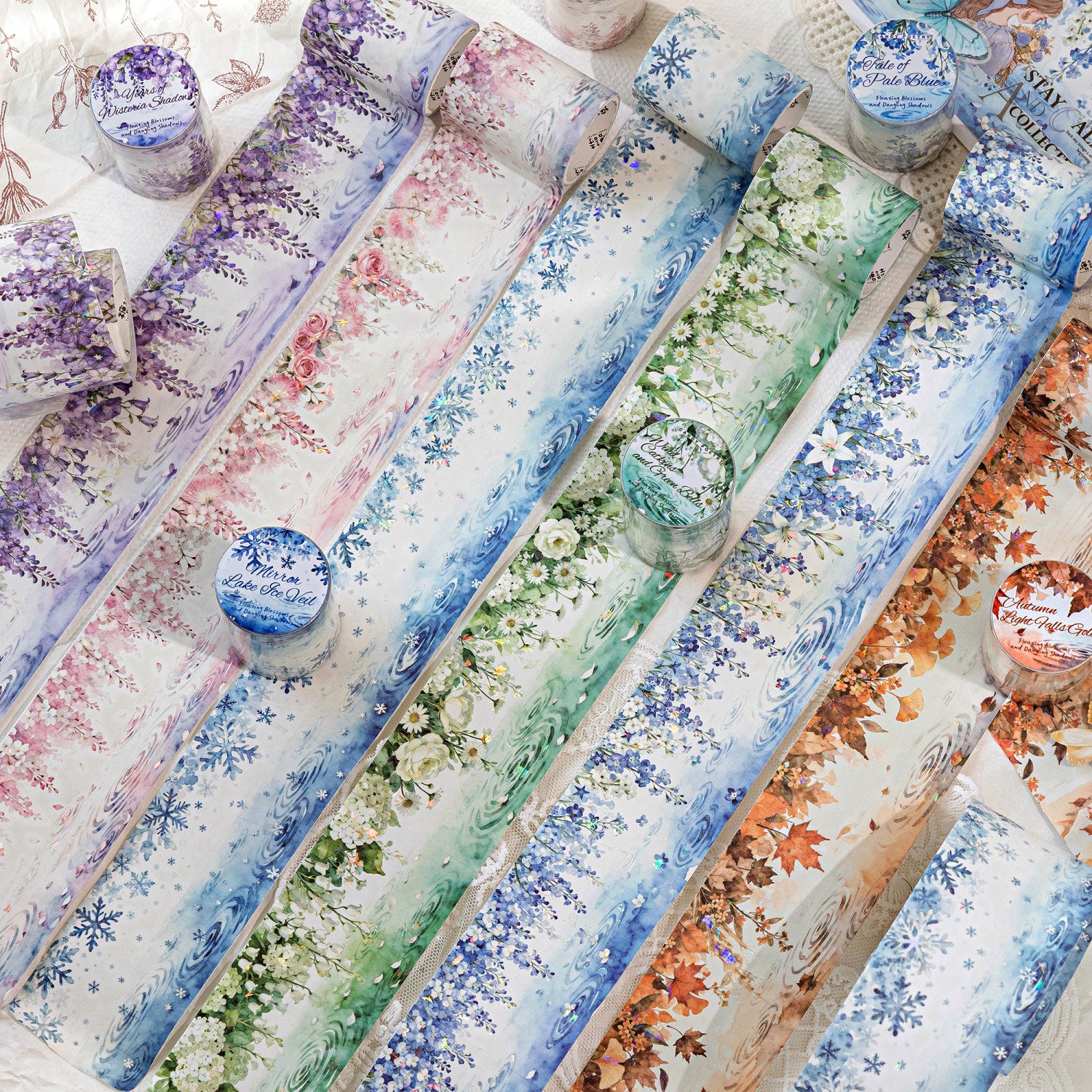 260105 Flowers Washi Tape -5cm*1m