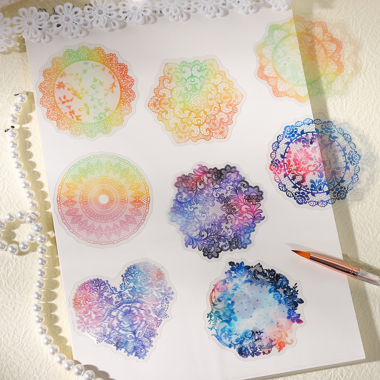 0816 Magic color PET Sticker -10Pcs each pack