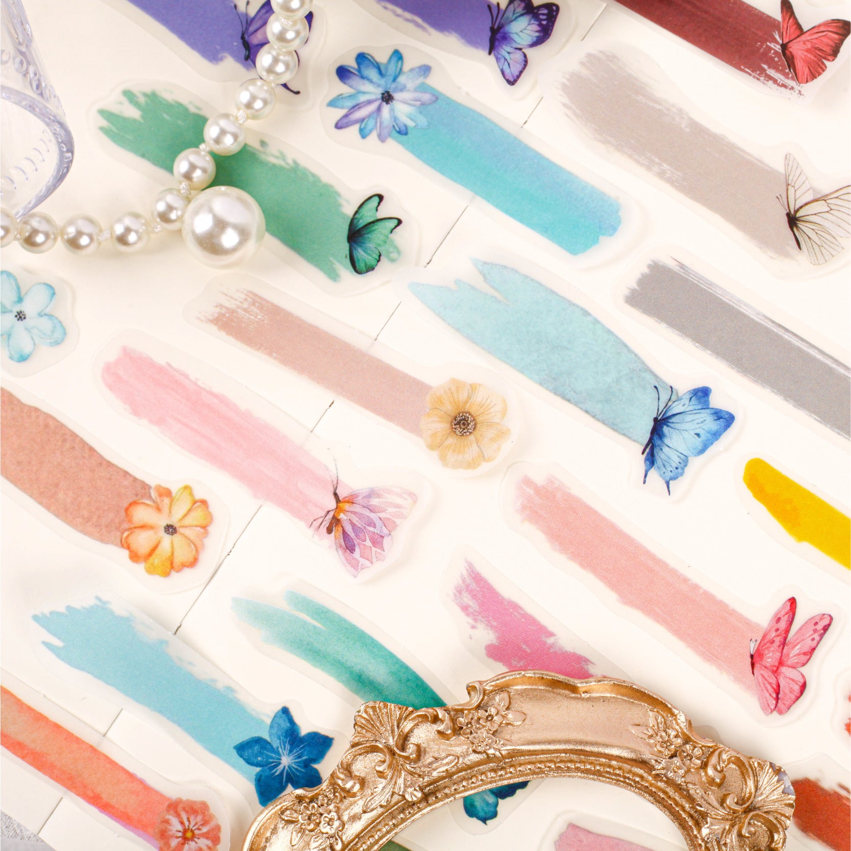 0918 Butterfly Notes vellum Sticker -30Pcs each pack