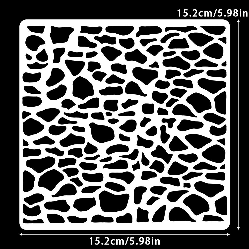 0712 Wall brick stencil 15.2CM*15.2CM