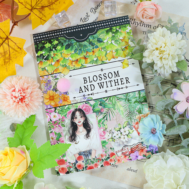 S-1162 Blossom and witherl Sticker Book -20Pcs each pack