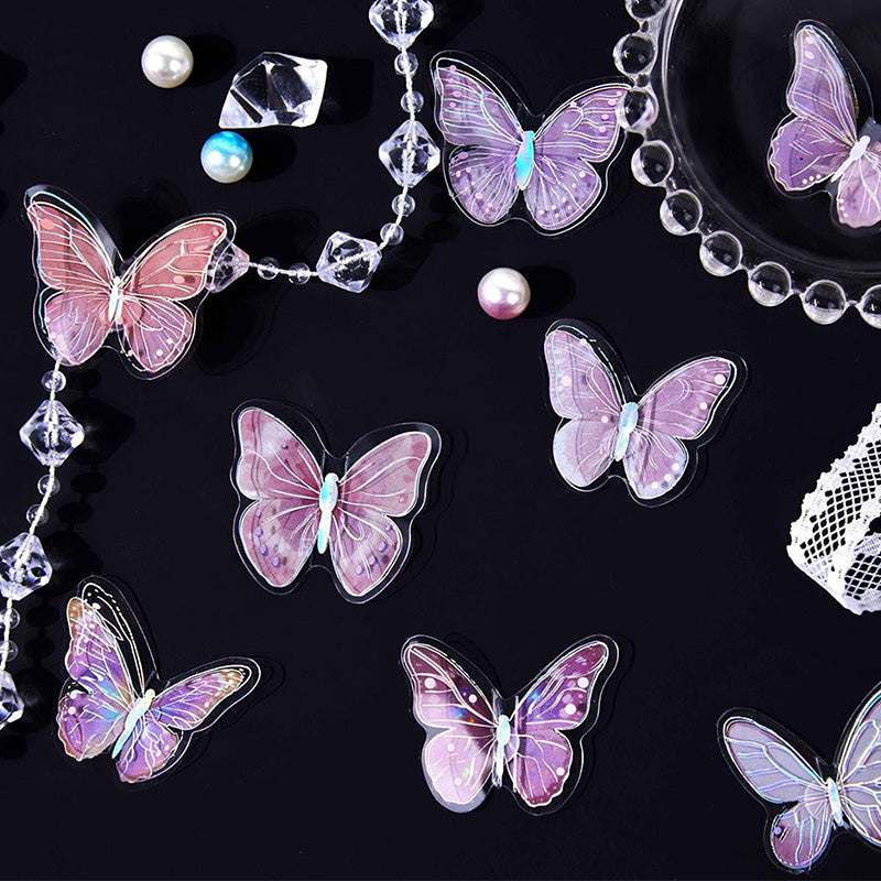 1213 3D Butterfly sticker -10Pcs each pack