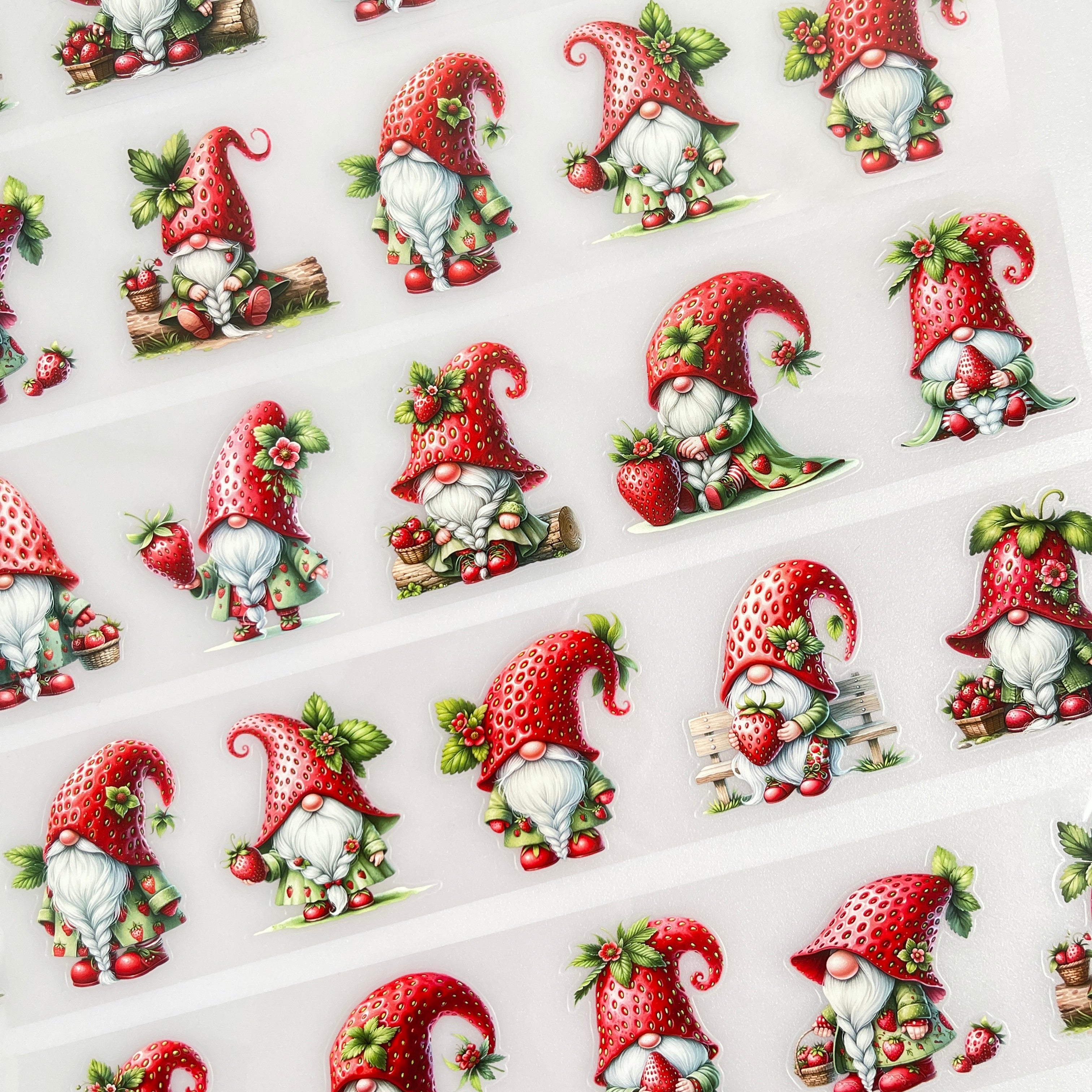 Strawberry gnome pre-cut PET tape 1 loop 5.5CM*2M