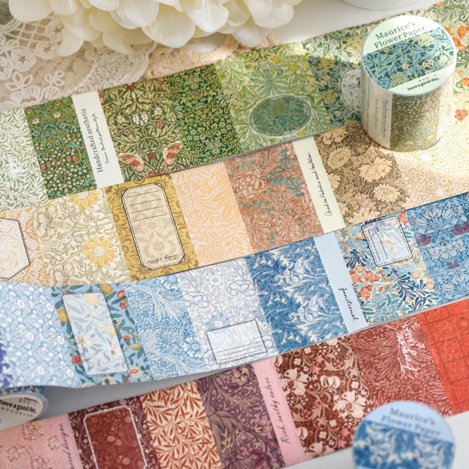 260210 Flower Paper Maurice's Solid Tape -5cm*2m