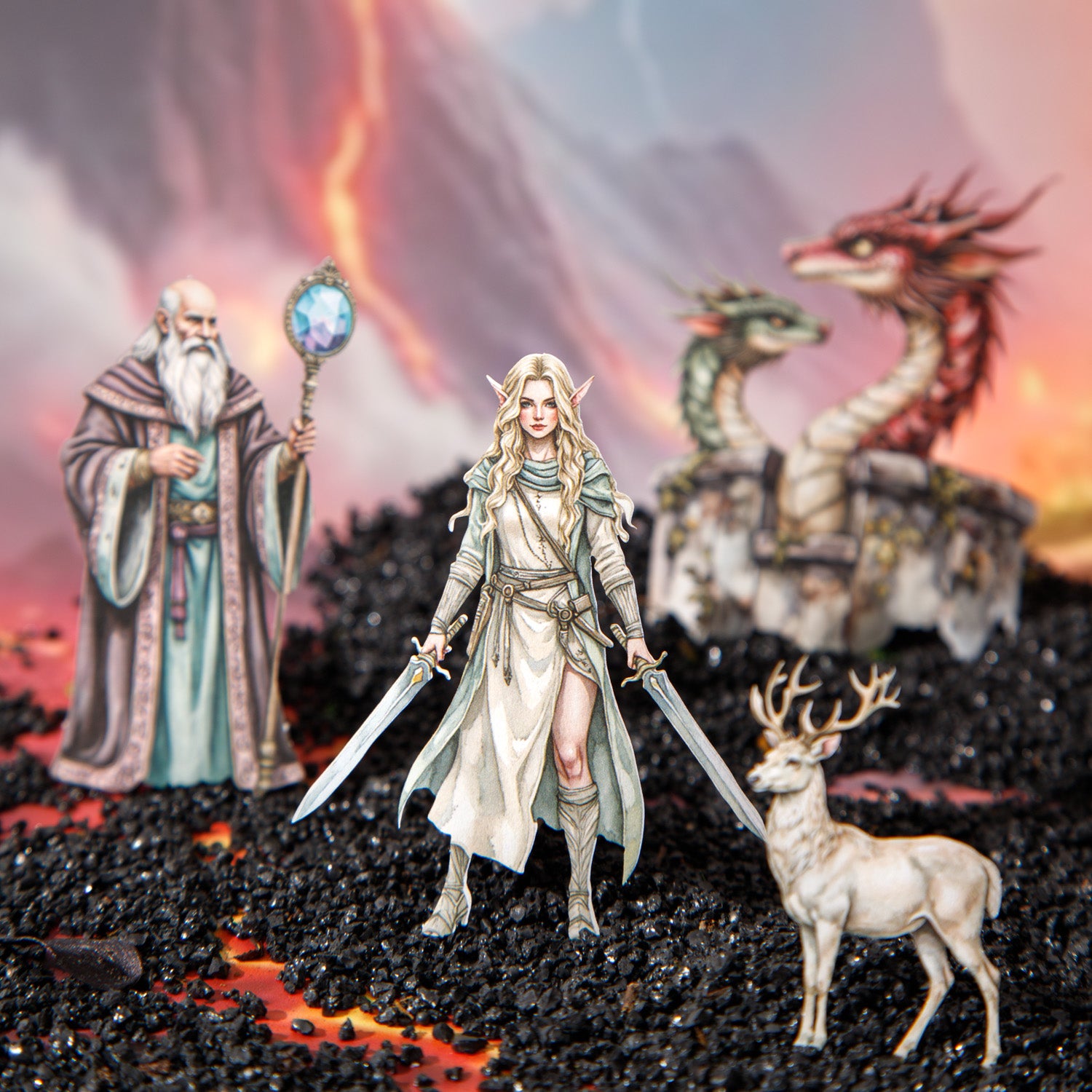 1204 Guardian's Pact Solid sticker -15Pcs each pack