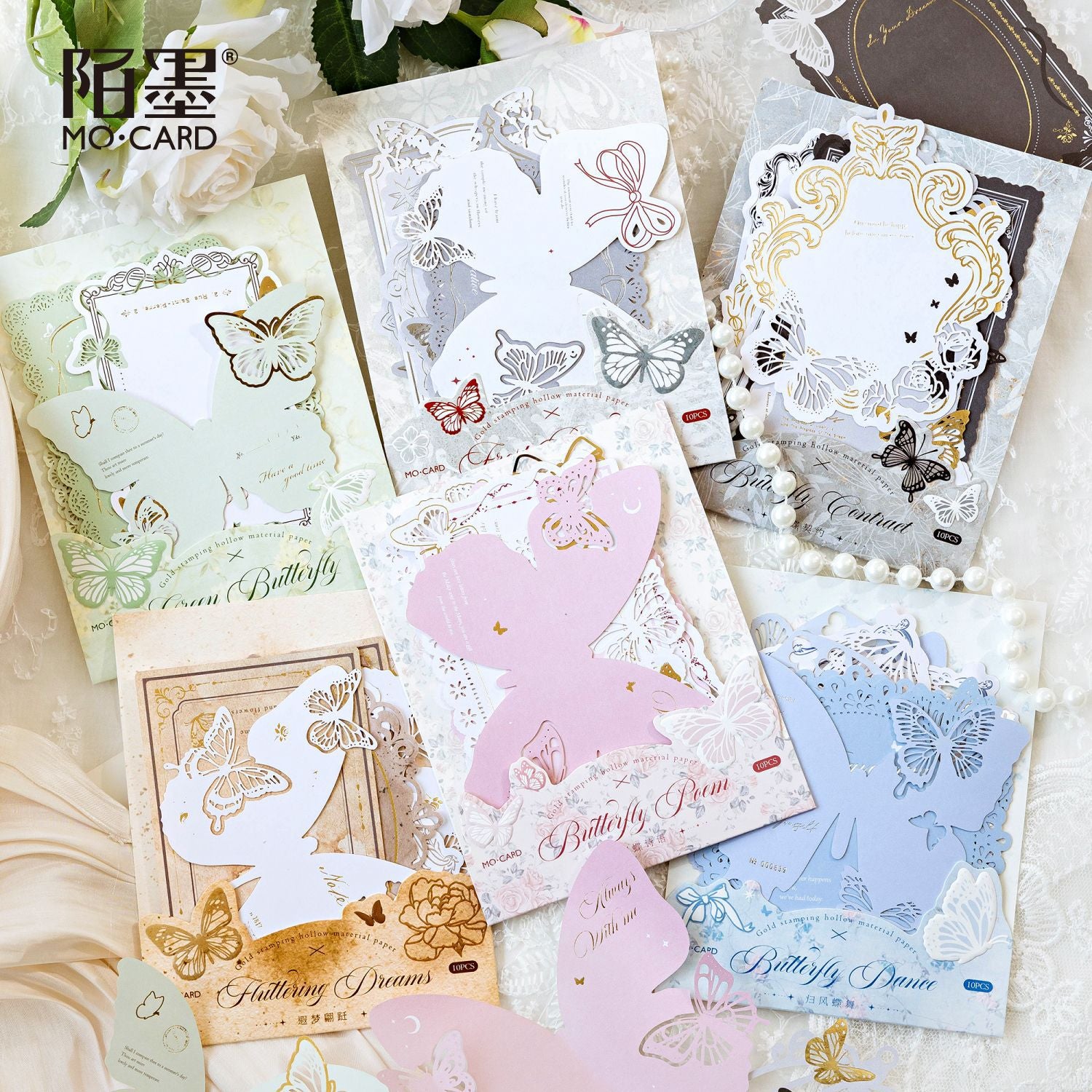 0306 Butterfly Story Series Paper -10Pcs each pack