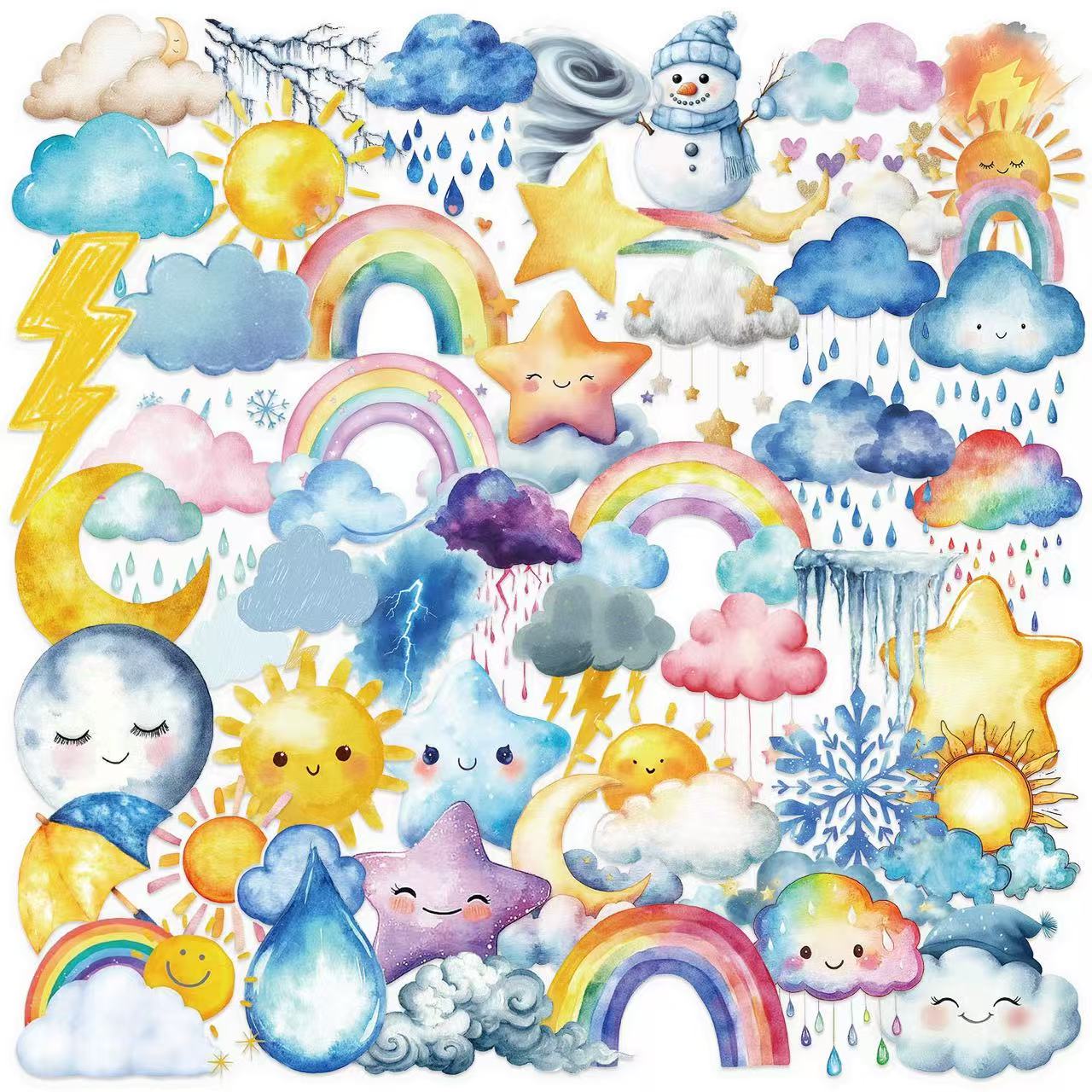 1122 50 Weather PET sticker