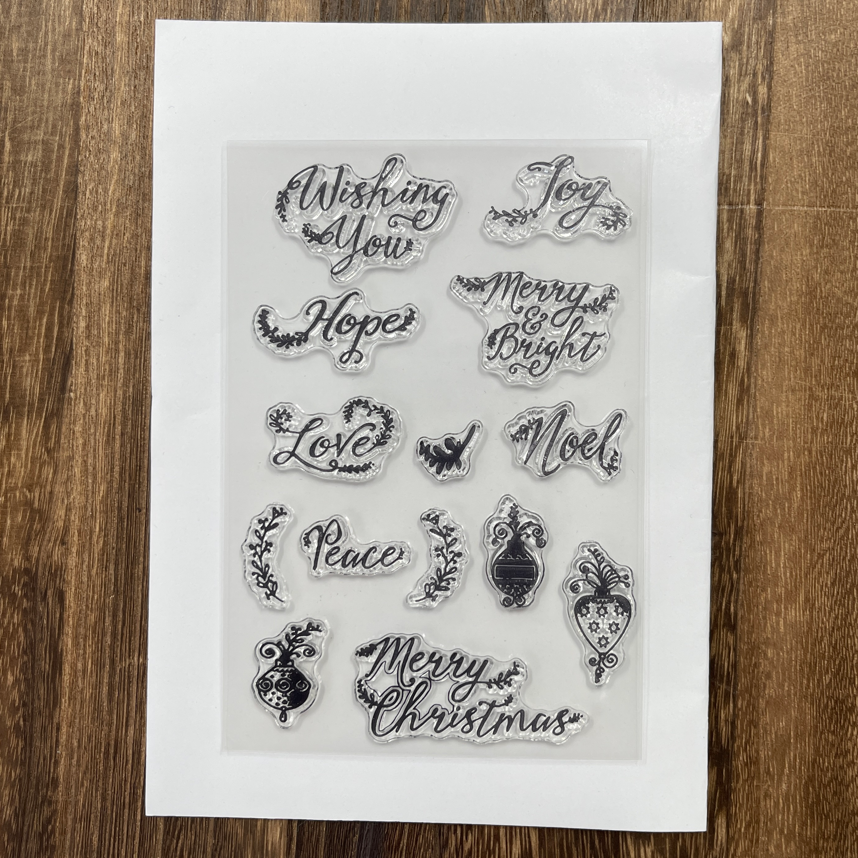 1021 Christmas Clear Stamp 11cm*16cm