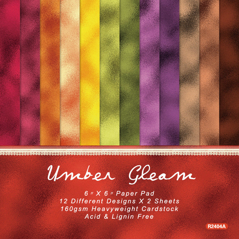 0531 Umber gleam background paper R2404A -24Pcs each pack