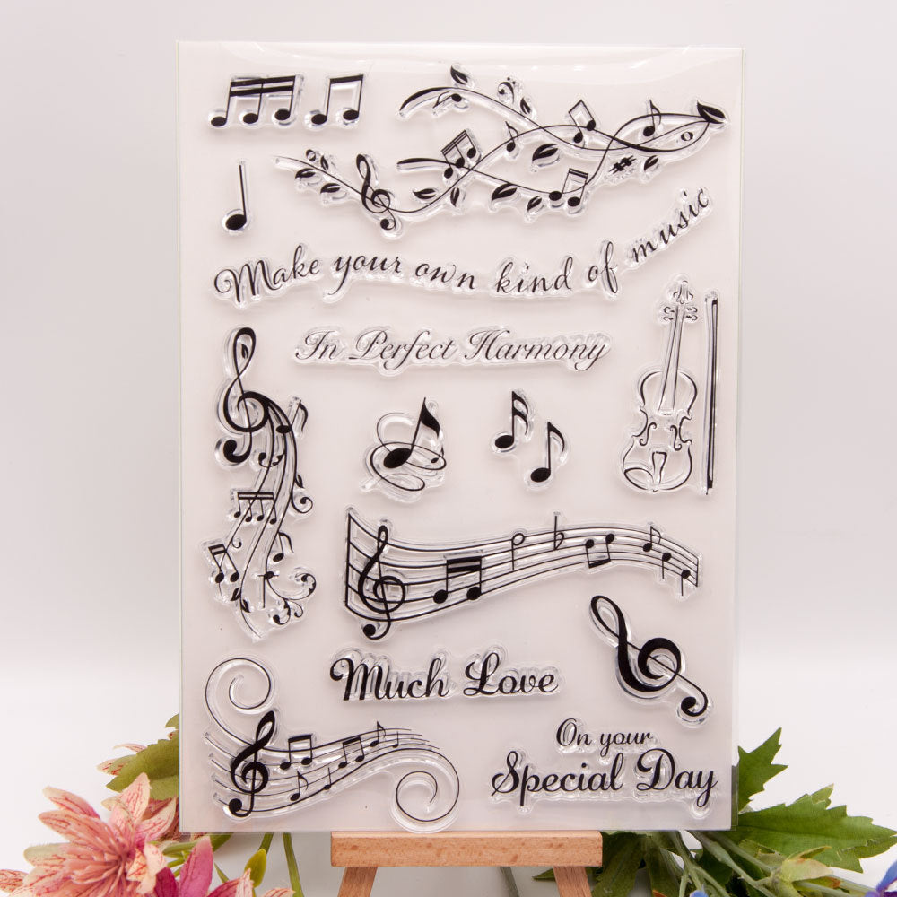 1226 Music note Clear Stamp 15cm*21cm