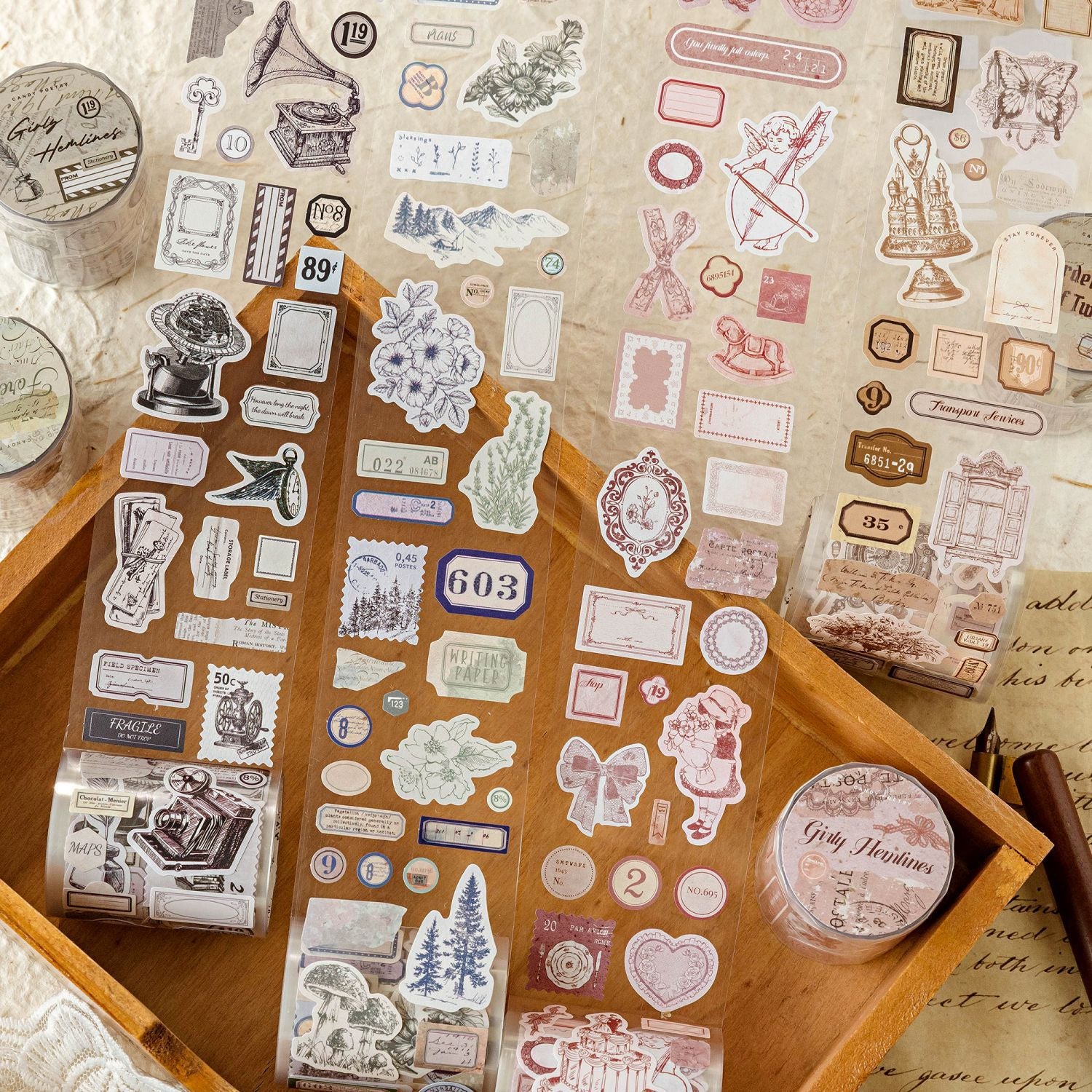 0314 Old Century Story Series Washi tape -5cm*2m
