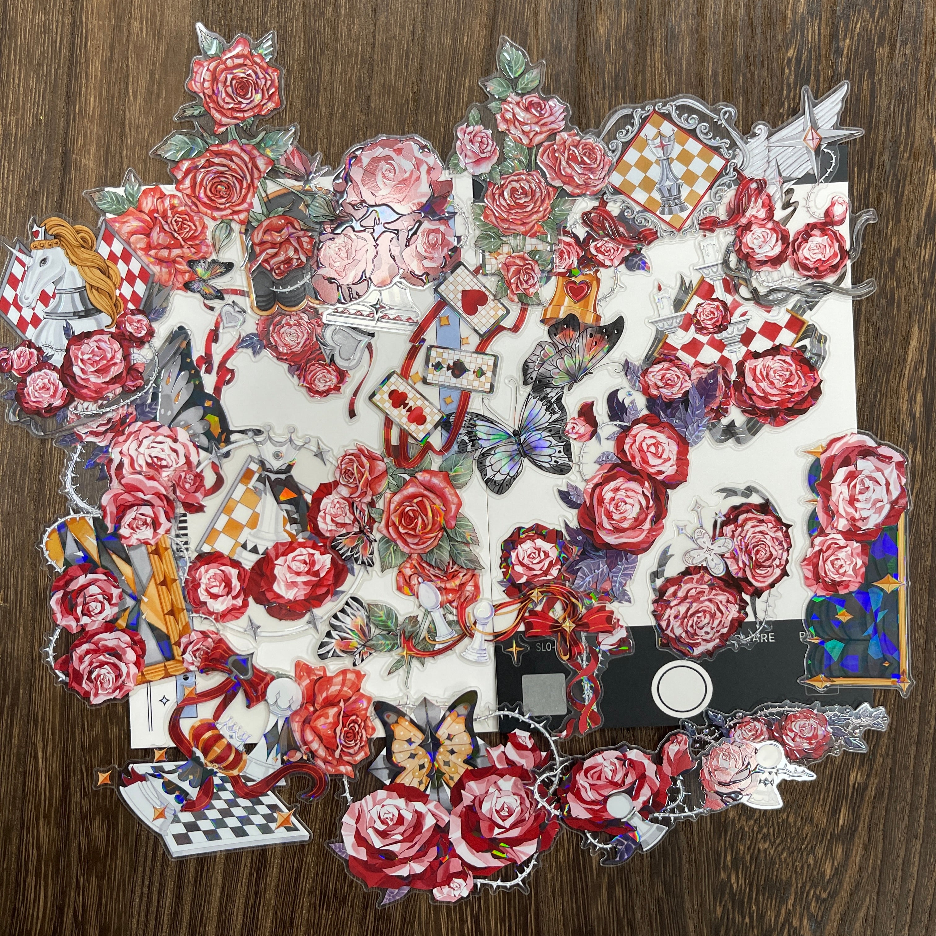 260131 Crimson Oath PET Sticker pack -32Pcs each pack