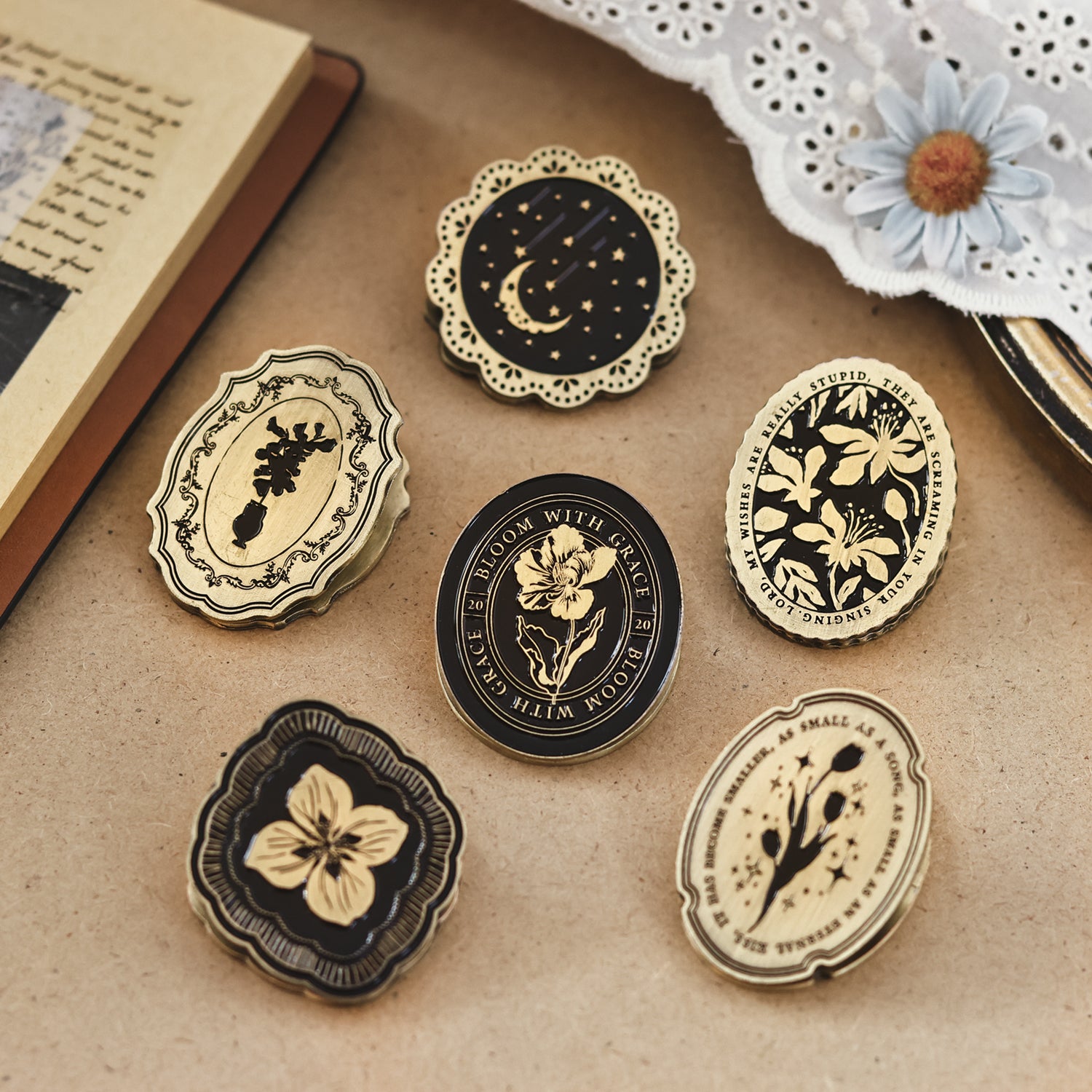 Monet Garden Clips