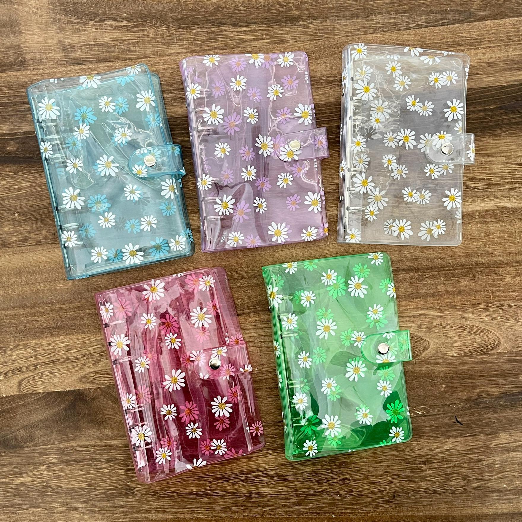 260110 A6 Clear daisy binder journal *Not include inner pages