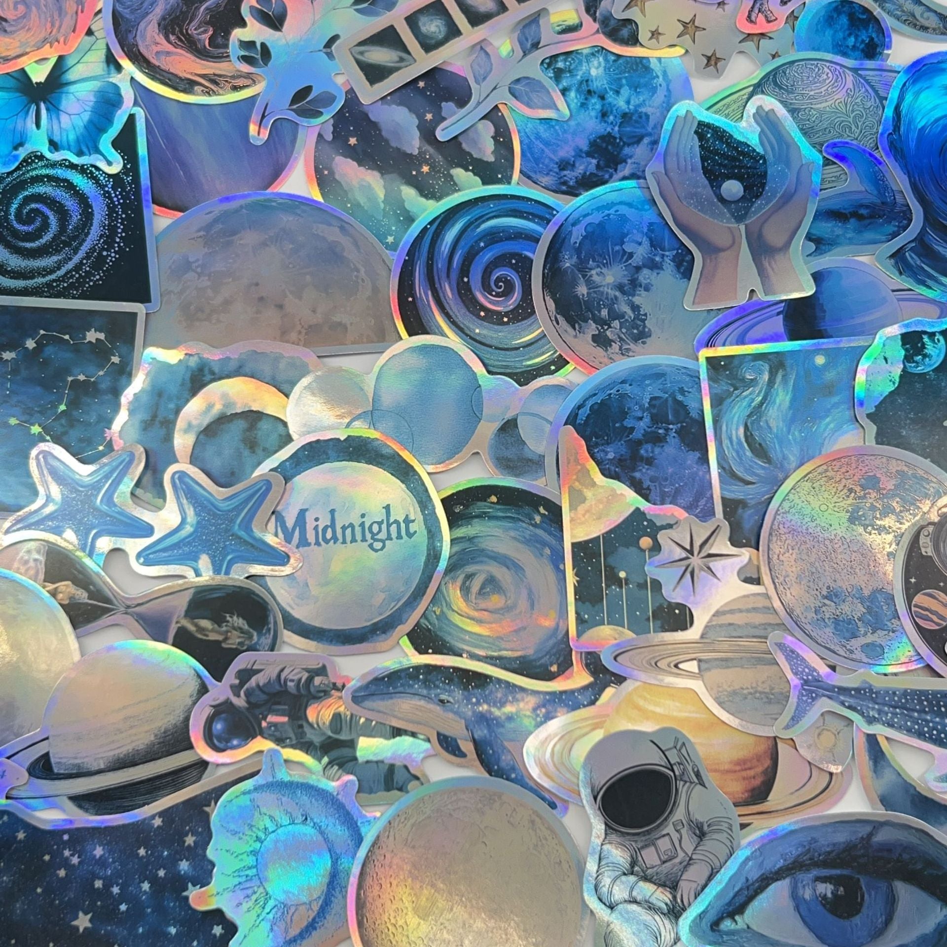 1016 50 Clue universe laser sticker