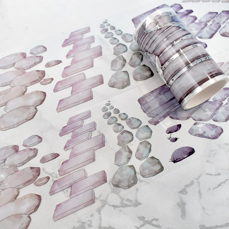 Overcast Day on the stone pavement Tape -7cm*2m