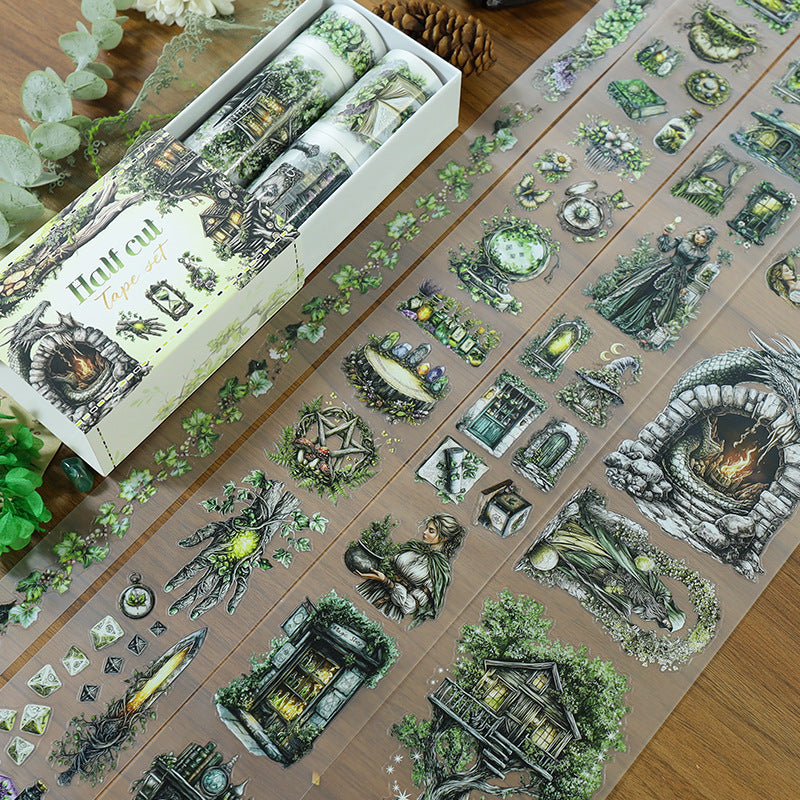 0813 T-352 Forest magic Tape Set *pre-cut