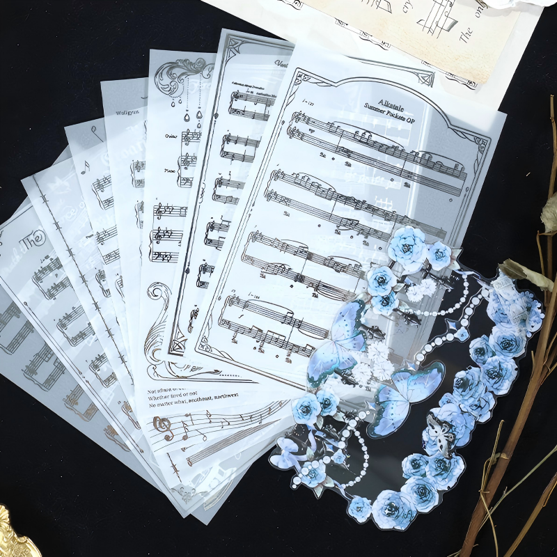 0906 The chapter of splendor · silver vellum paper Mixed pack -9Pcs each pack