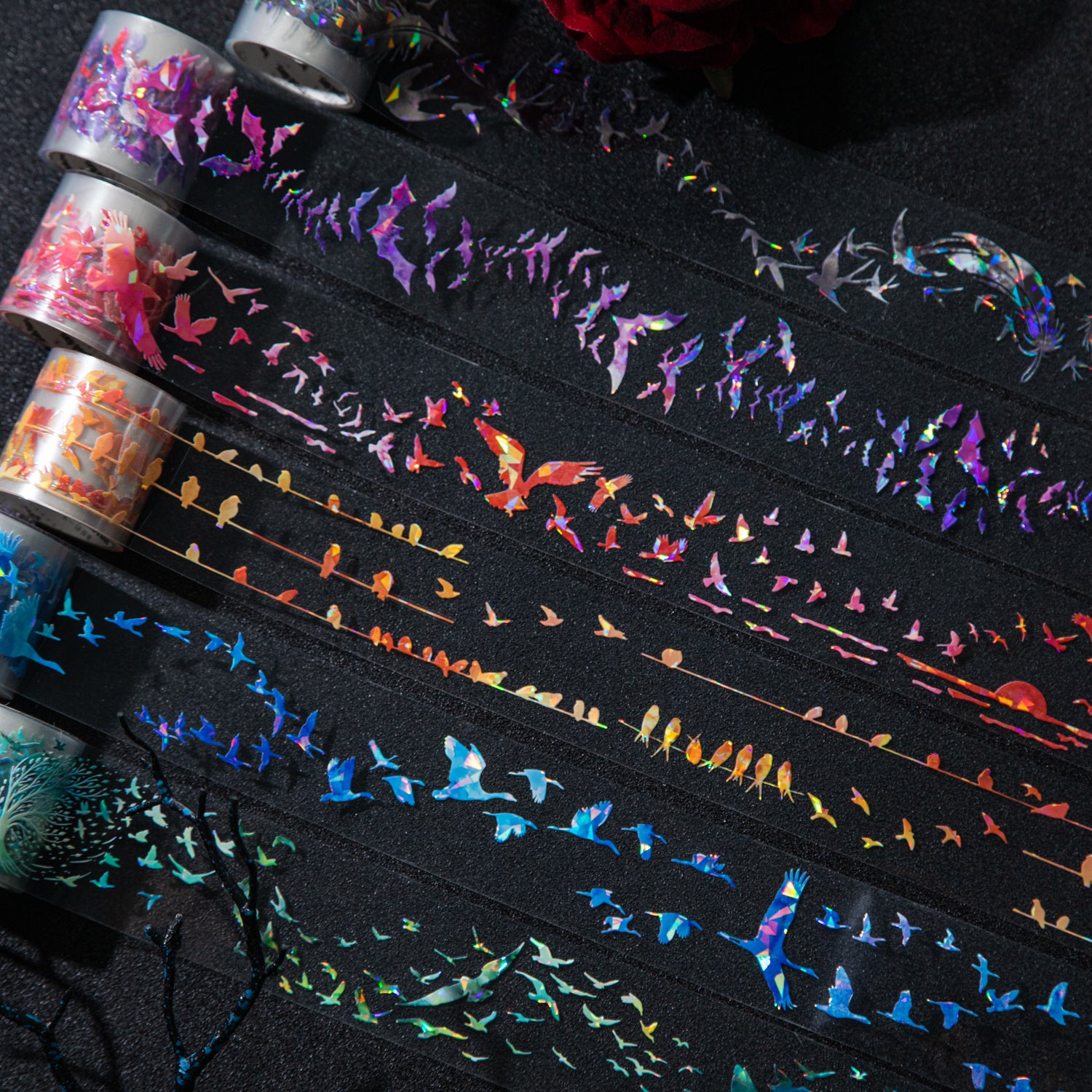 0924 Hazy Birds tape -4cm*2m