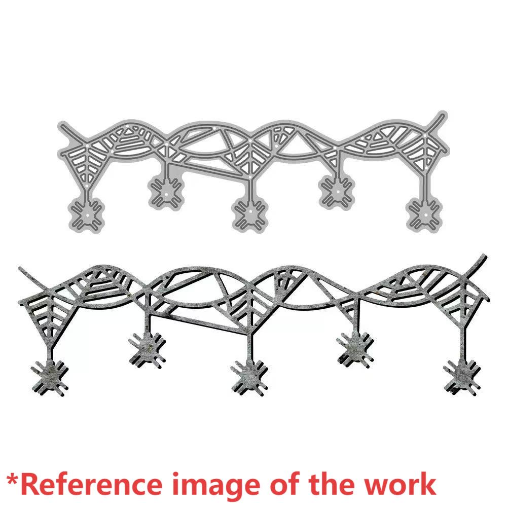 0906 Halloween Spider Web Streamers metal cutting dies cut