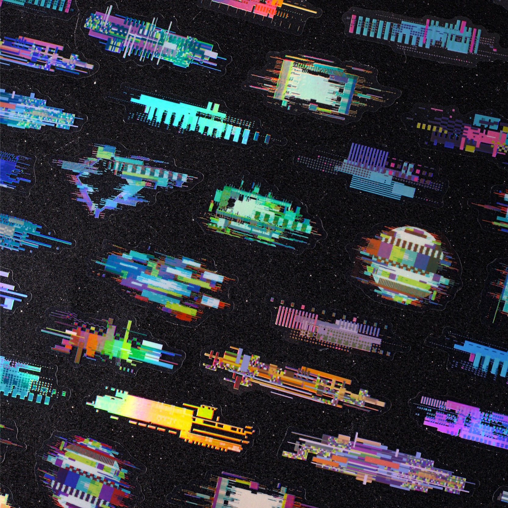 1231 Noise space PET sticker -20Pcs each pack