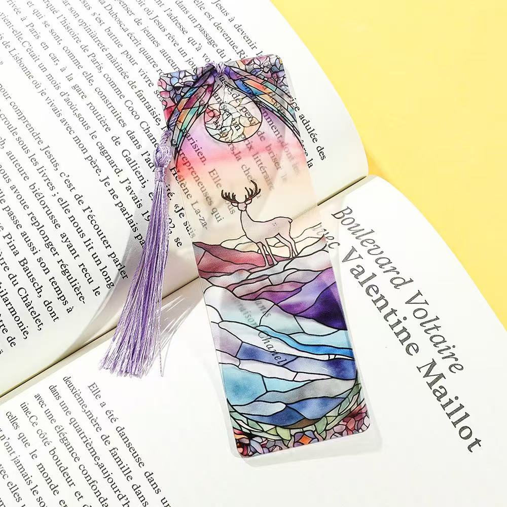 0613 Christmas elk bookmarks