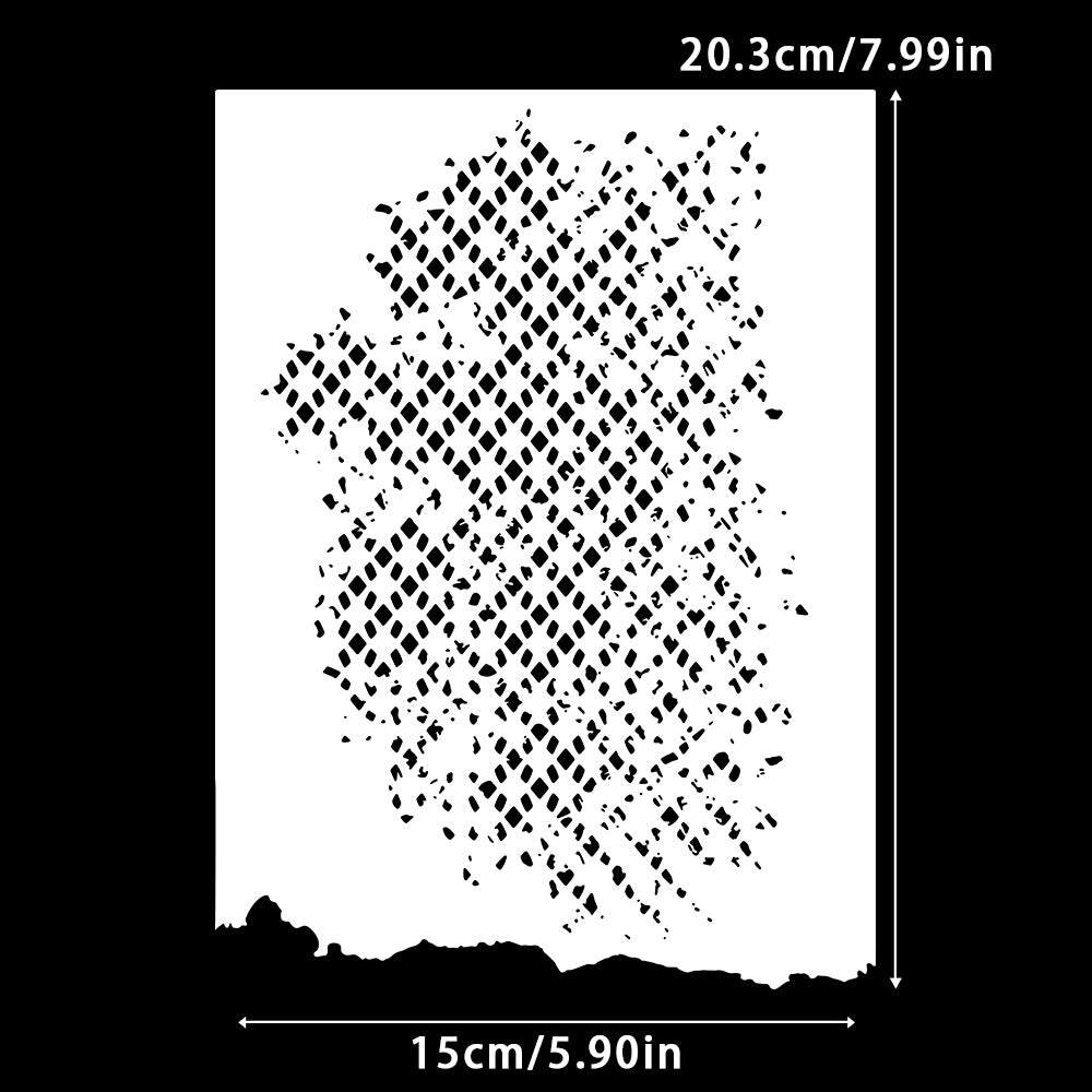 0712 Reticulated stencil 15CM*20.3CM