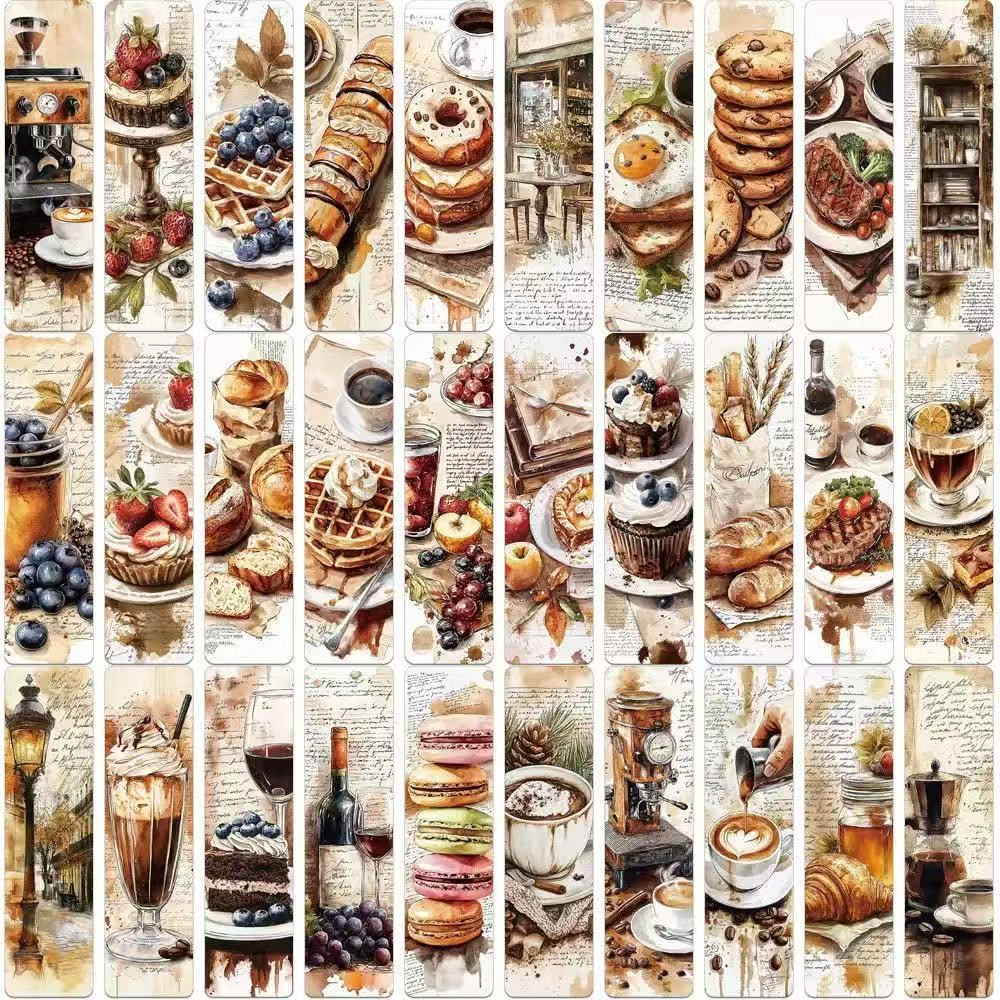 0604 Afternoon tea Bookmarks 30 pcs