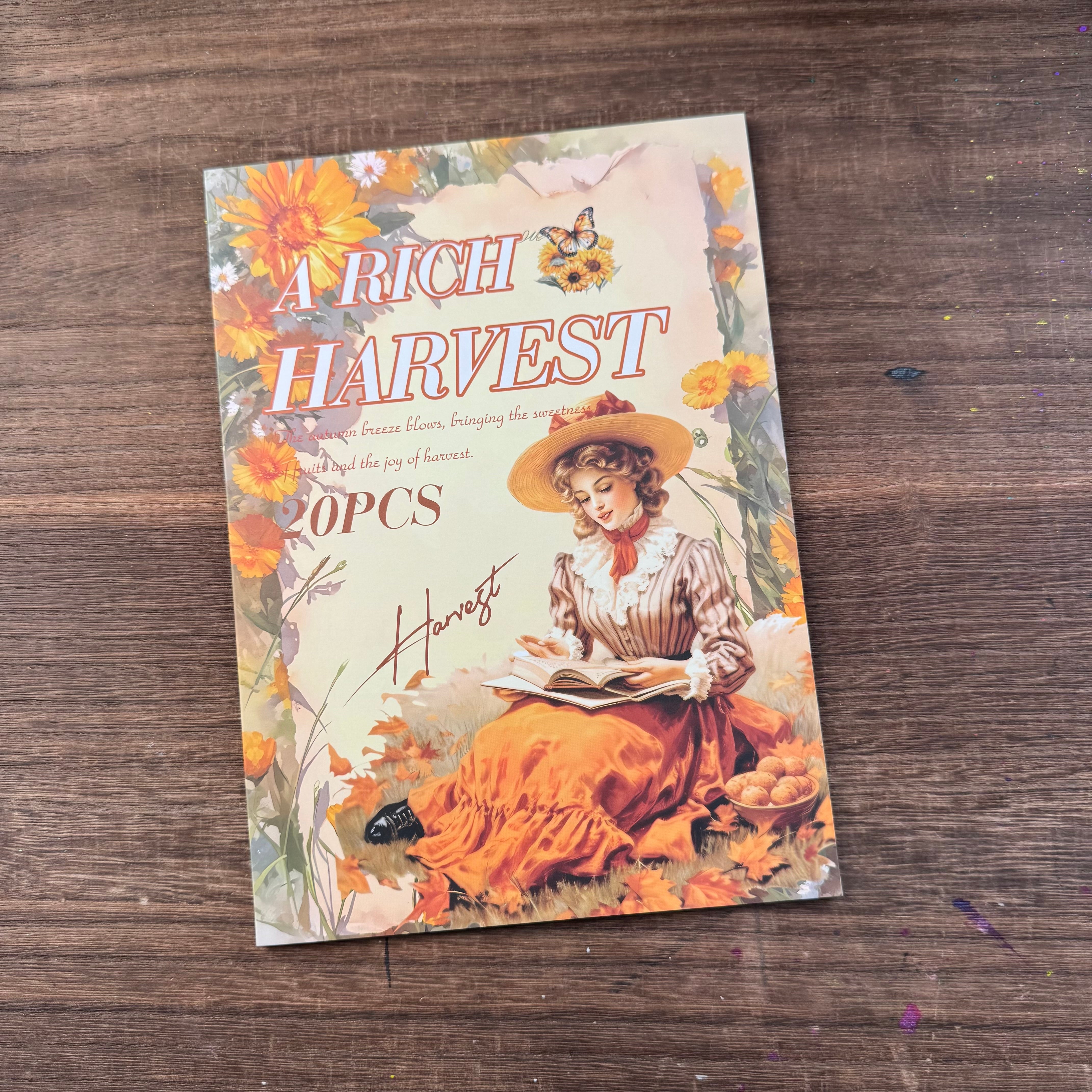Harvest sticker book PET+washi