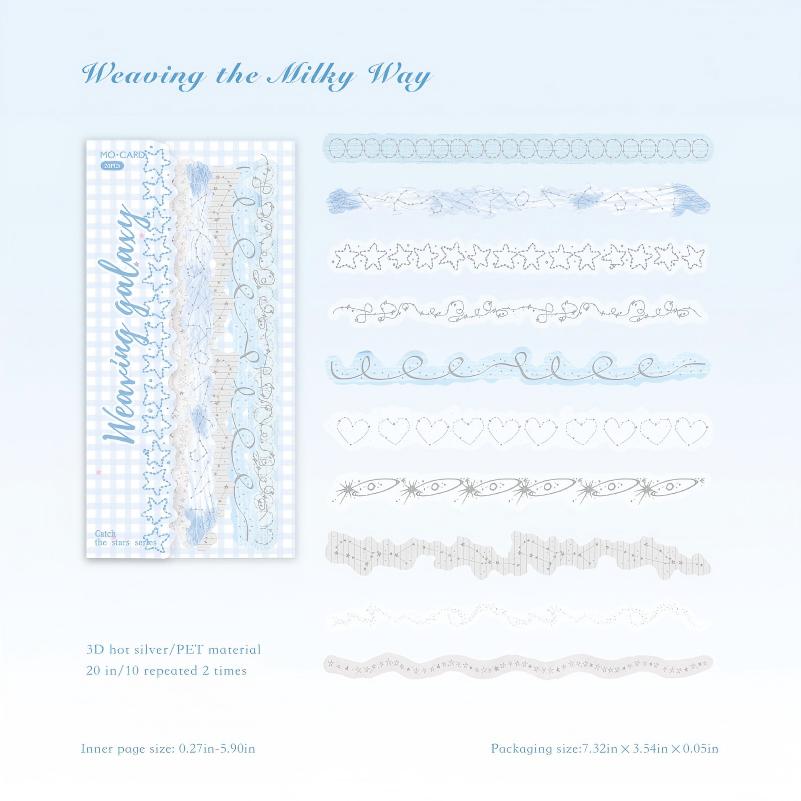 1115 Catch the stars PET sticker -20Pcs each pack