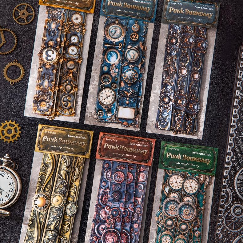 260316 Punk Boundary cardstock Sticker -20Pcs each pack