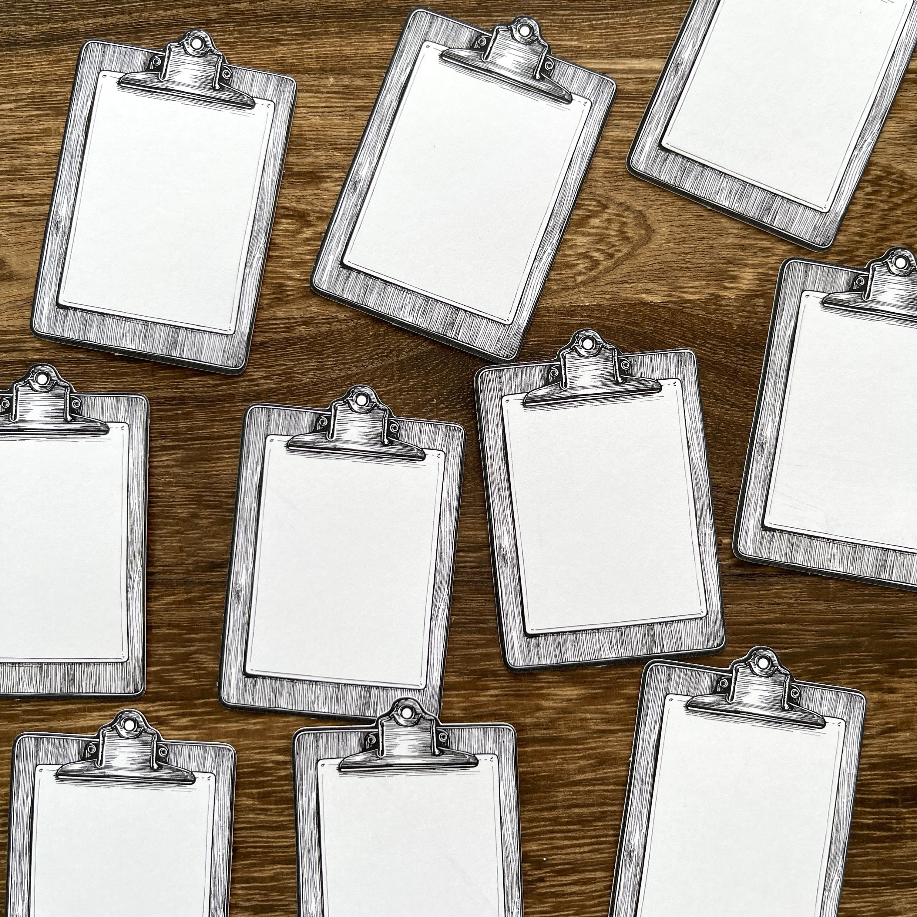 Folder shaped card 1 pack 10 pcs 4.8cm*7.1cm