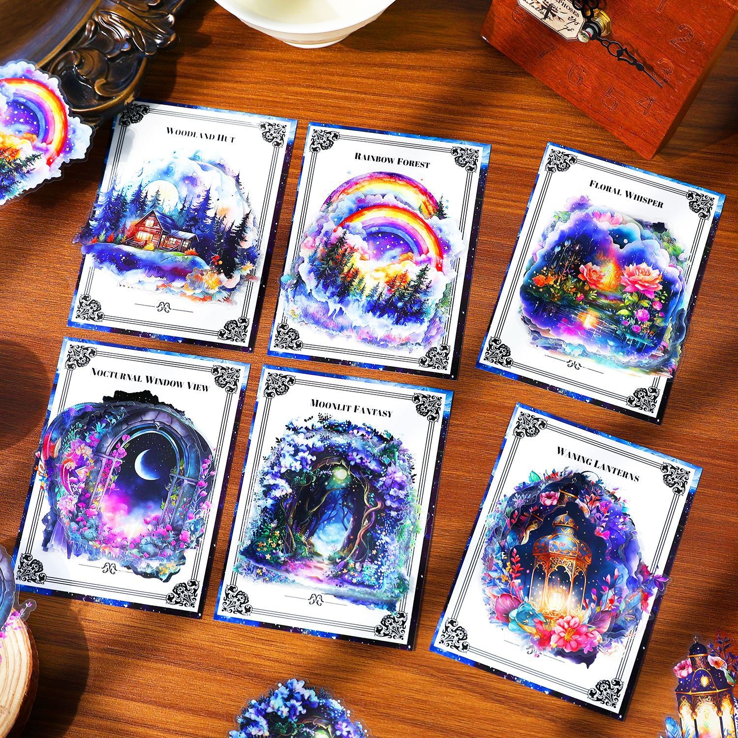 0428 Mystical Fantasy Series Stickers -20Pcs each pack