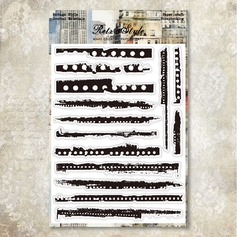 260317 Distressed border Clear Stamp