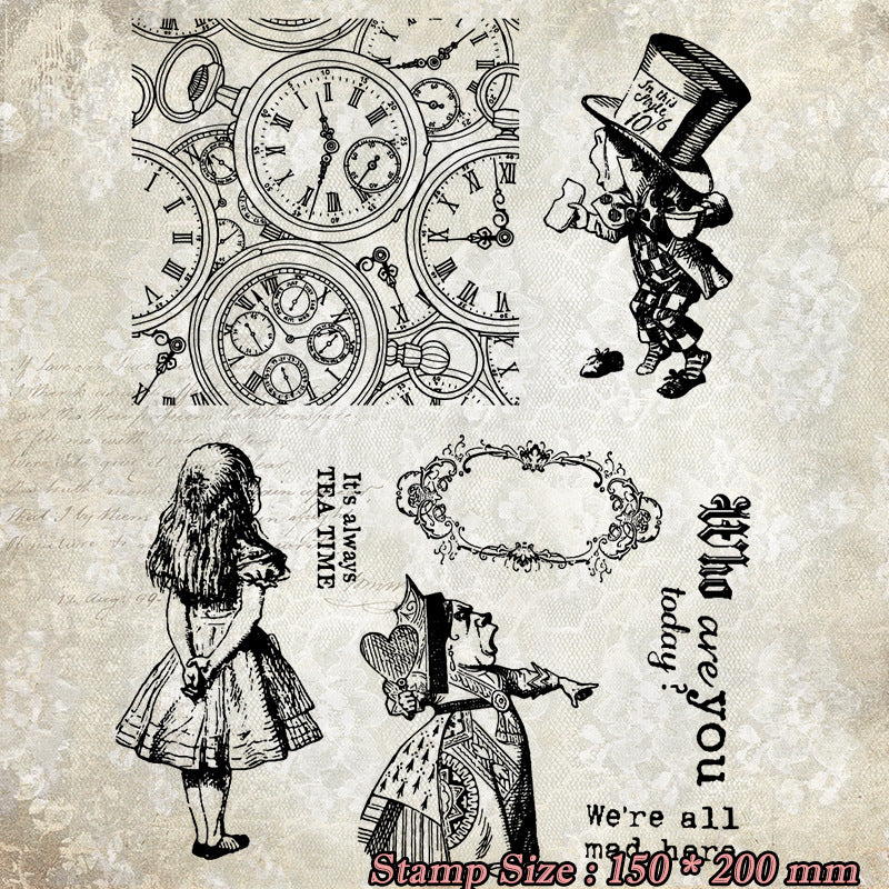 0510 Alice in wonderland Clear Stamp