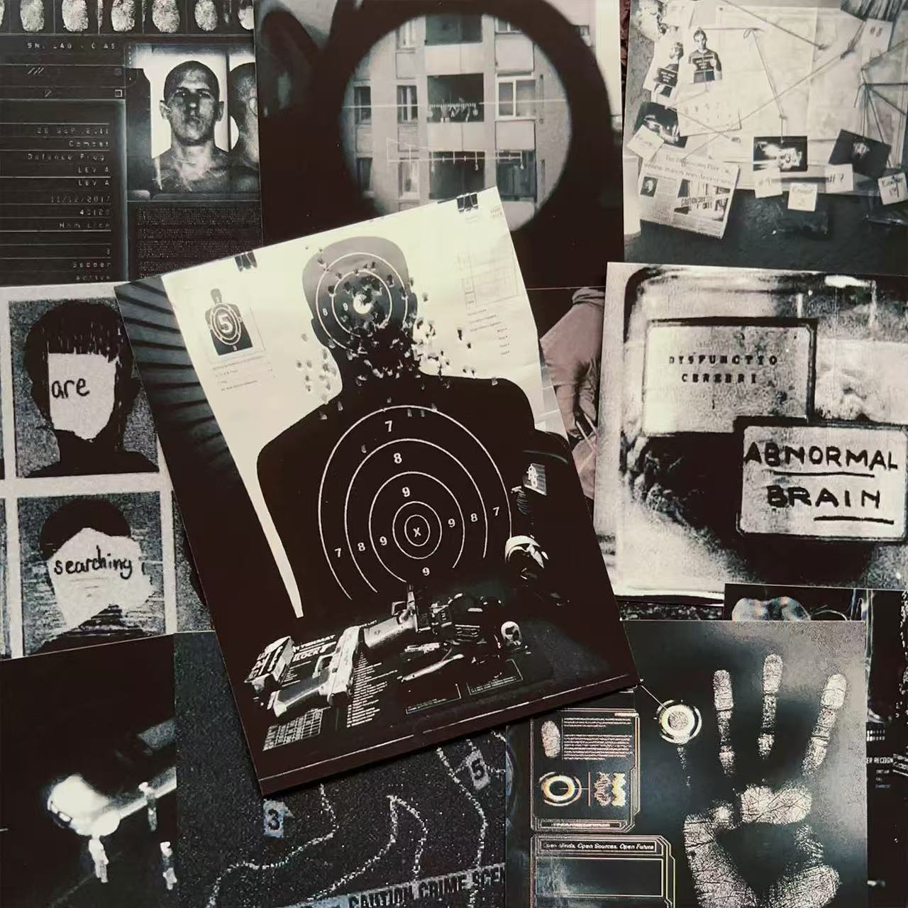 1206 A4 size Criminal investigation Style Paper 2 pcs