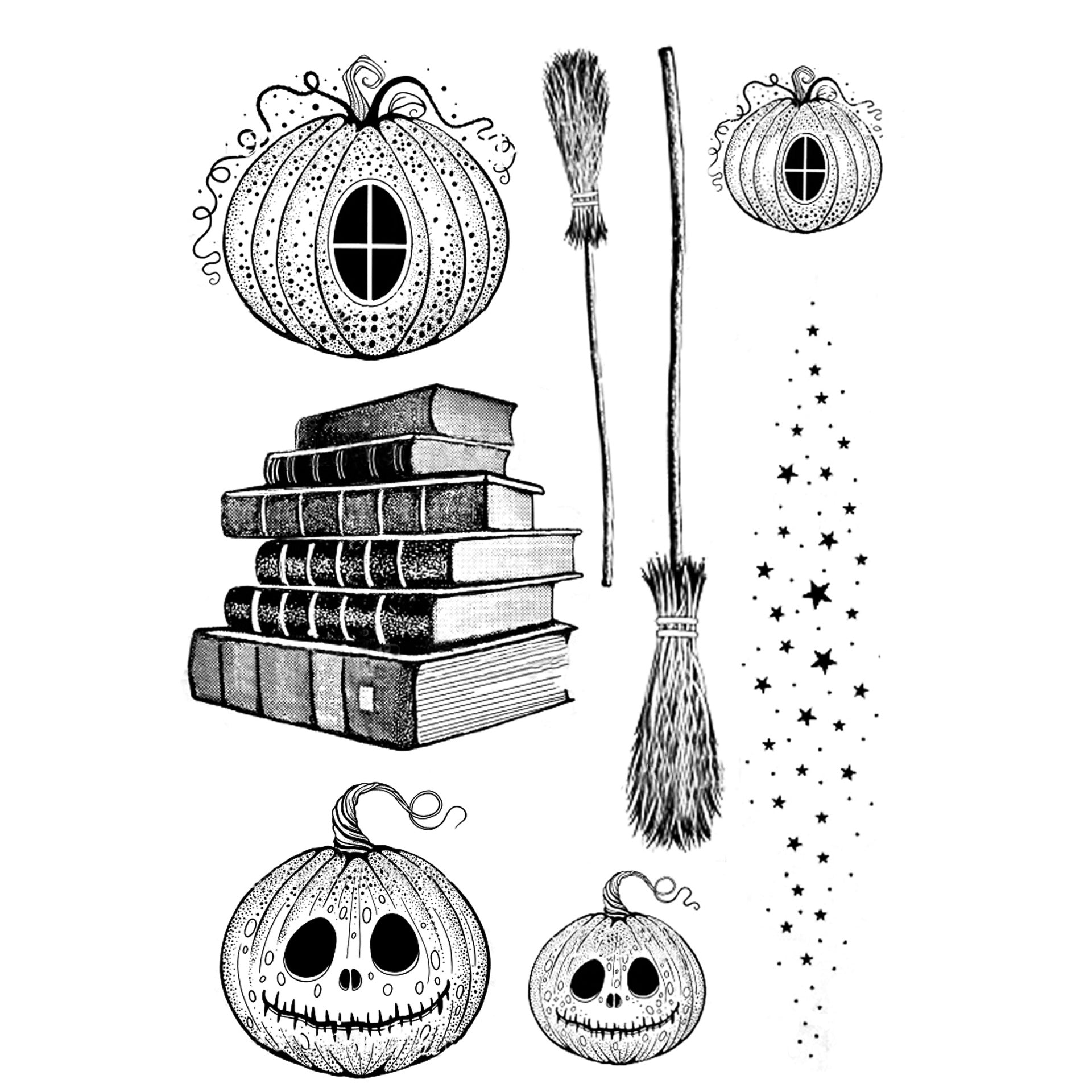 1010 Magic pumpkin Clear Stamp 11cm*16cm