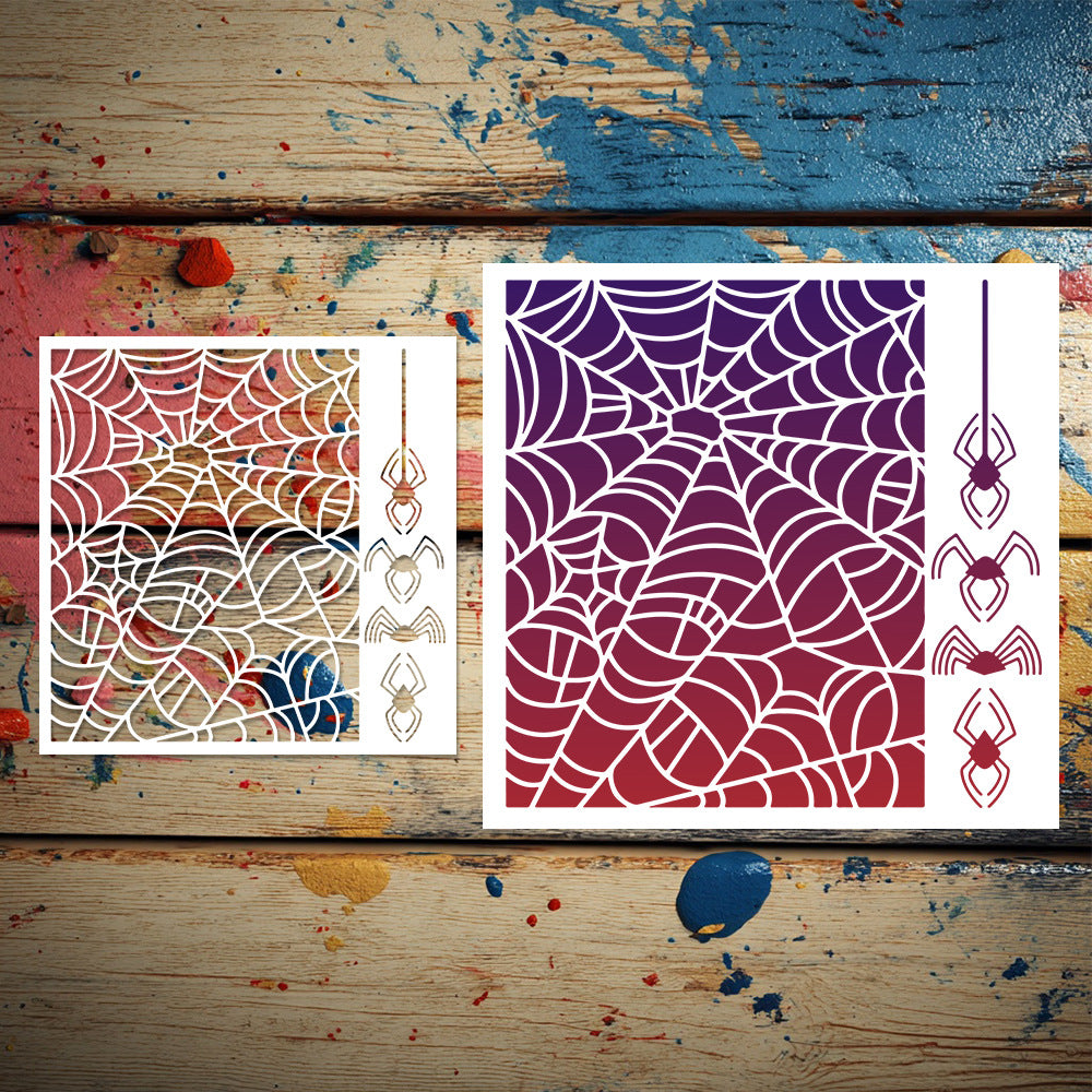 260317 Spiders and Spider Webs Stencil
