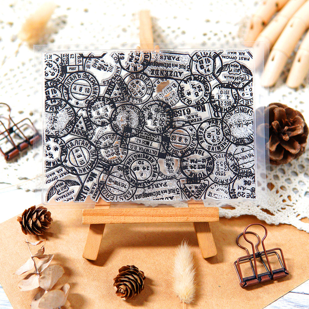 1010 Postmark Clear Stamp 11cm*16cm