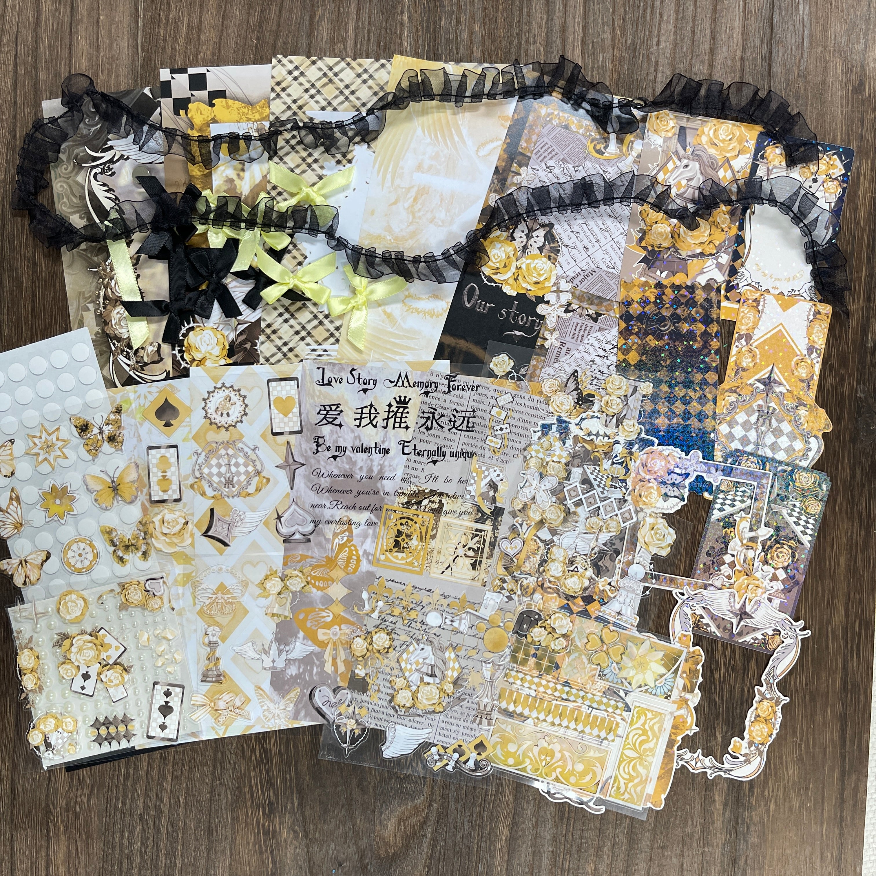 260202 Fleeting Love Song Mixed pack journaling ephemera -45Pcs each pack