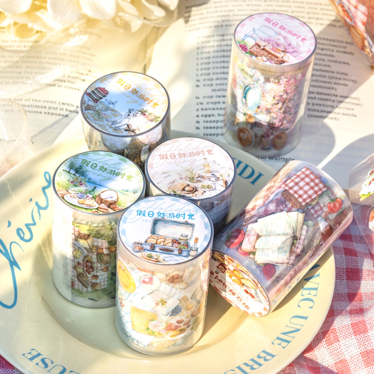 0111 Holiday Outing Time Series PET tape -6CM*2M