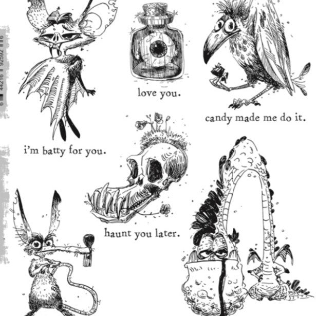 1016 Dark animal Clear Stamp 18cm*22cm