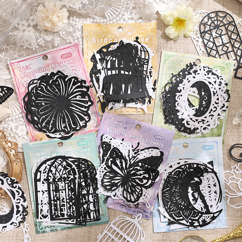 0310 Floating silhouette Series Paper-20Pcs each pack